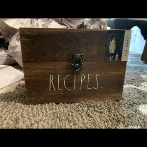 Rae Dunn recipe box